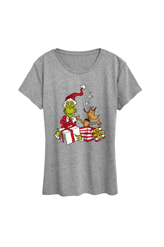 The Grinch - Max Presents - Women's Short Sleeve Graphic T-Shirt