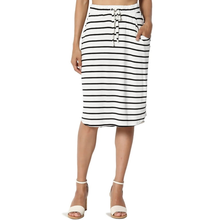 Jersey skirt with drawstring hot sale