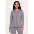 thumbnail image 1 of Women's Drawstring Hooded Zip Front Track Jacket, 1 of 4