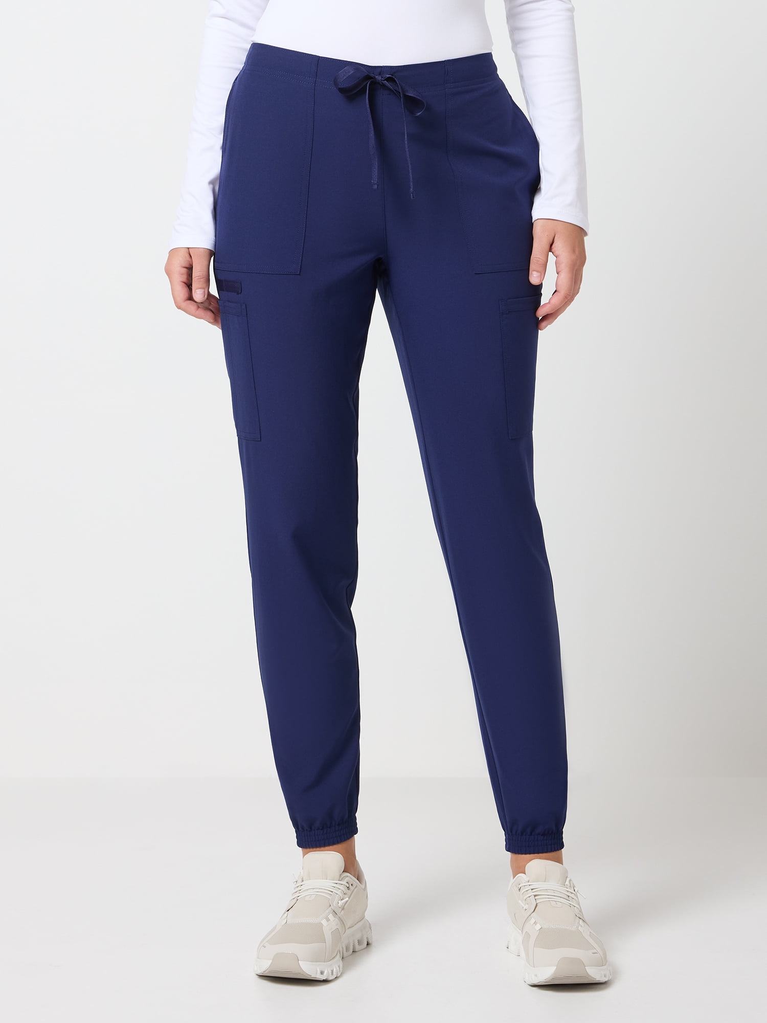 Scrubstar Core Essentials Women’s Drawstring Cargo Jogger Scrub Pant, Sizes XS–3XL