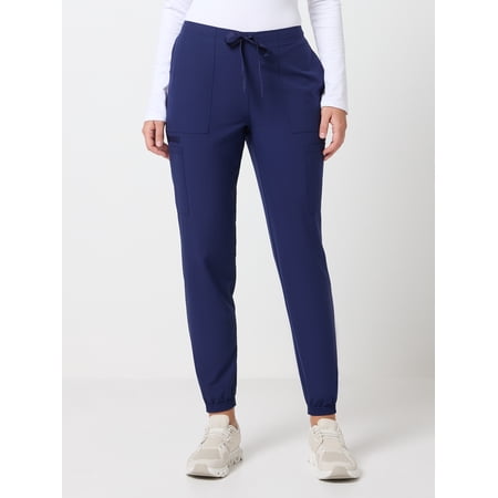 Scrubstar Core Essentials Women’s Drawstring Cargo Jogger Scrub Pant, Sizes XS–3XL