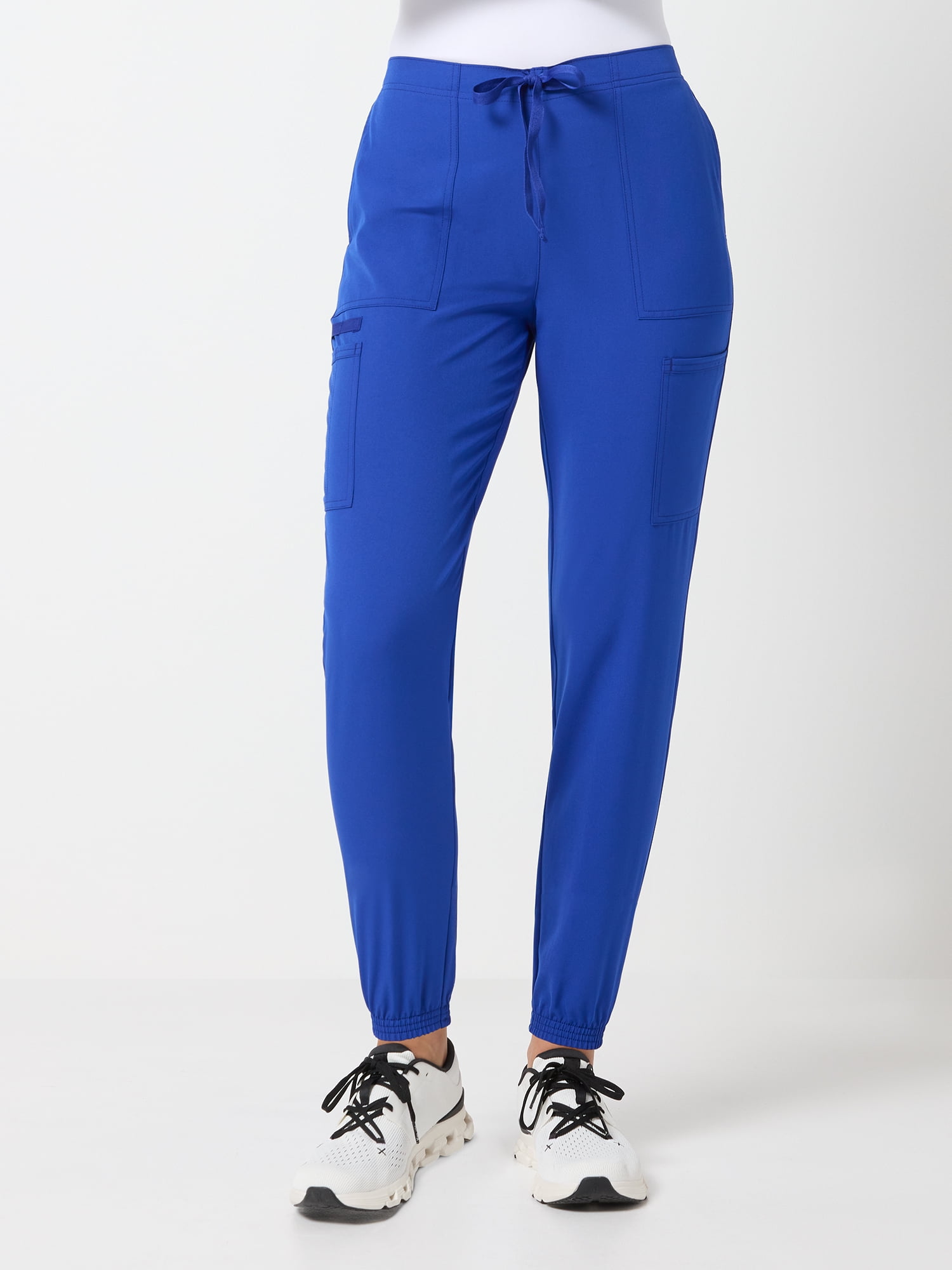 Core Essentials Women's Drawstring Cargo Jogger Scrub Pant, Sizes XS-3XL