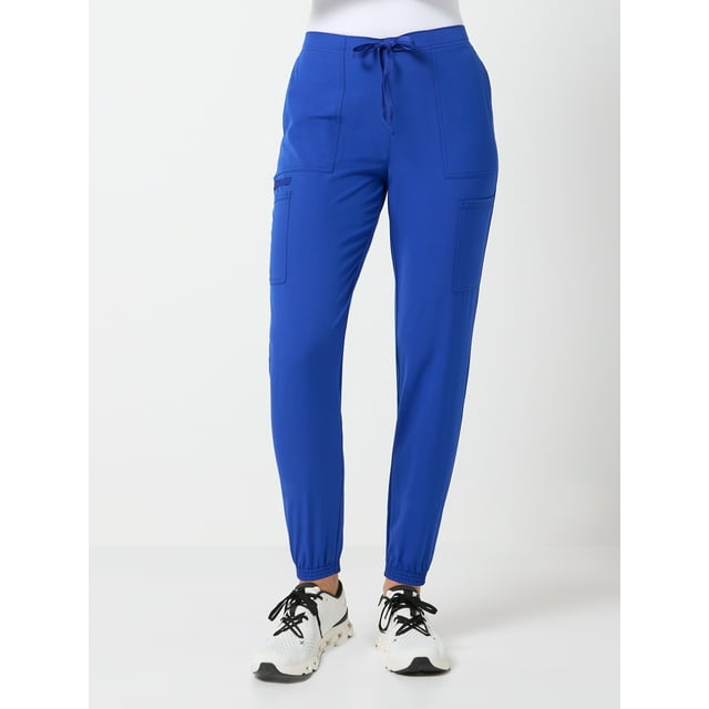 Scrubstar Core Essentials Women’s Drawstring Cargo Jogger Scrub Pant, Sizes XS–3XL