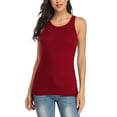 thumbnail image 1 of Women's Drawstring Side Tank Tops Casual Crewneck Sleeveless UnderShirts Tops, 1 of 6