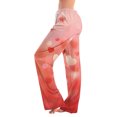 thumbnail image 1 of Women's Drawstring Valentine's Day Printed Casual Pants, Elastic Waist Lounge Pants for Women, Holiday Themed Sleepwear Pajama Pants, Comfortable Fit,Deep Red,XL, 1 of 7