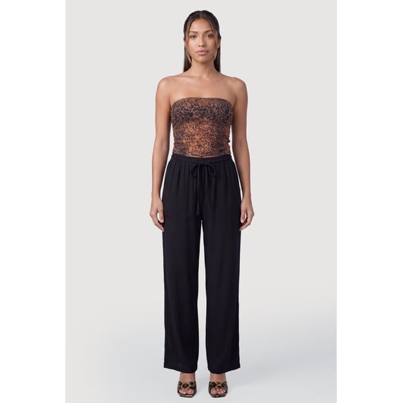 Women's Drawstring Waist Carpenter Dress Pants