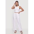 thumbnail image 1 of Women's Drawstring Waist Carpenter Dress Pants, 1 of 4