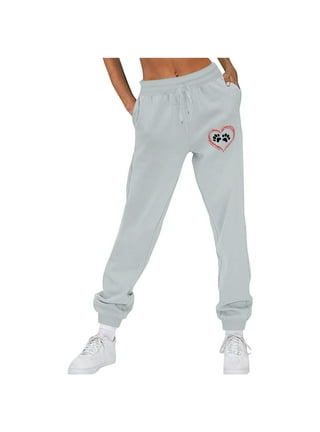 Paw print sweatpants hotsell