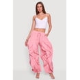thumbnail image 1 of Women's Drawstring Waist Ruffle Parachute Pants, 1 of 5