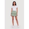 thumbnail image 1 of Women's Drawstring Waist Ruffle Tiered Skort, 1 of 4