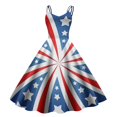 Women's Dress Fashion Strap Casual Independence Day Democratic Freedom
