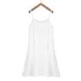 thumbnail image 1 of Women's Dress Home Wear Underwear Long Petticoat Static Inner Dress Vest Dress Long Top plus Size Thermal Tops for Women Thumb Holes Mens Base Layer Top Womens Long Thermal Tops Thermal Underwear, 1 of 3