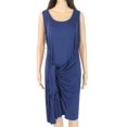 thumbnail image 1 of Women's Dress Navy Plus Sheath Tie Front 2X, 1 of 2