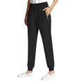 thumbnail image 1 of Women's Dress Pants Stretch Comfort Fit Daily Active Casual Pants Pants for Women Black L, 1 of 2
