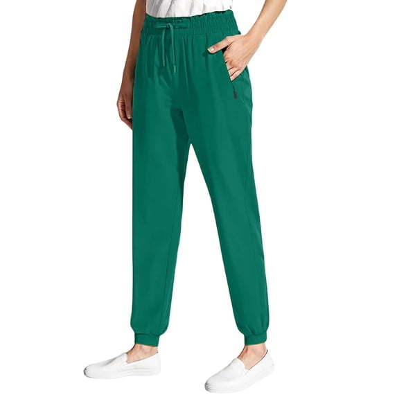 Women's Dress Pants Stretch Comfort Fit Daily Active Casual Pants Pants for Women Green L