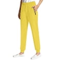 thumbnail image 1 of Women's Dress Pants Stretch Comfort Fit Daily Active Casual Pants Pants for Women Yellow 3XL, 1 of 2
