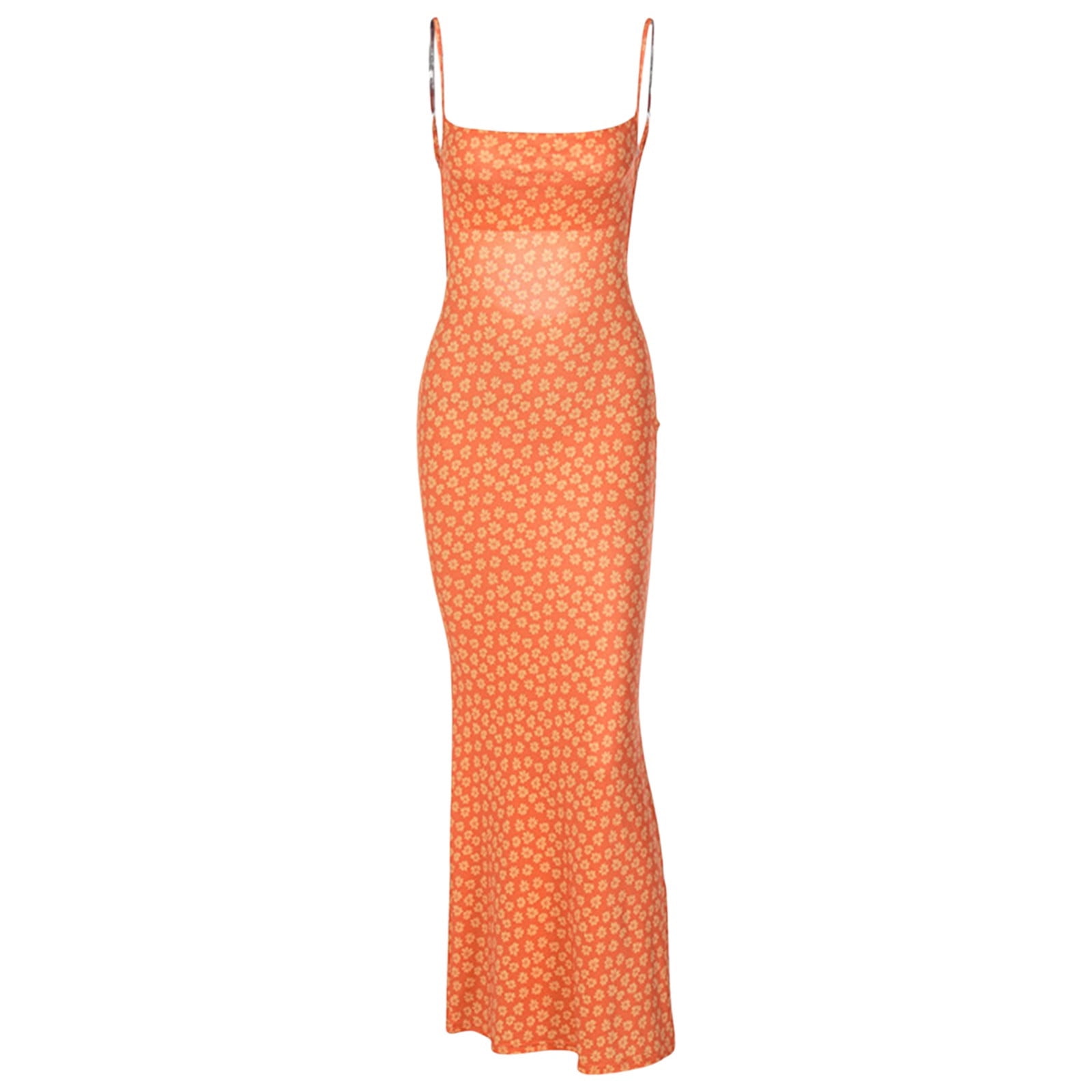 Women's Dresses Floral Sexy Suspender Dress Slim Backless Suspender