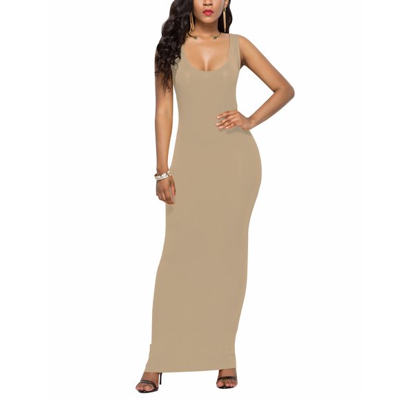 Women's Dresses Summer With Pockets Under $10 Casual Solid V-Neck Sleeveless Mini Dress