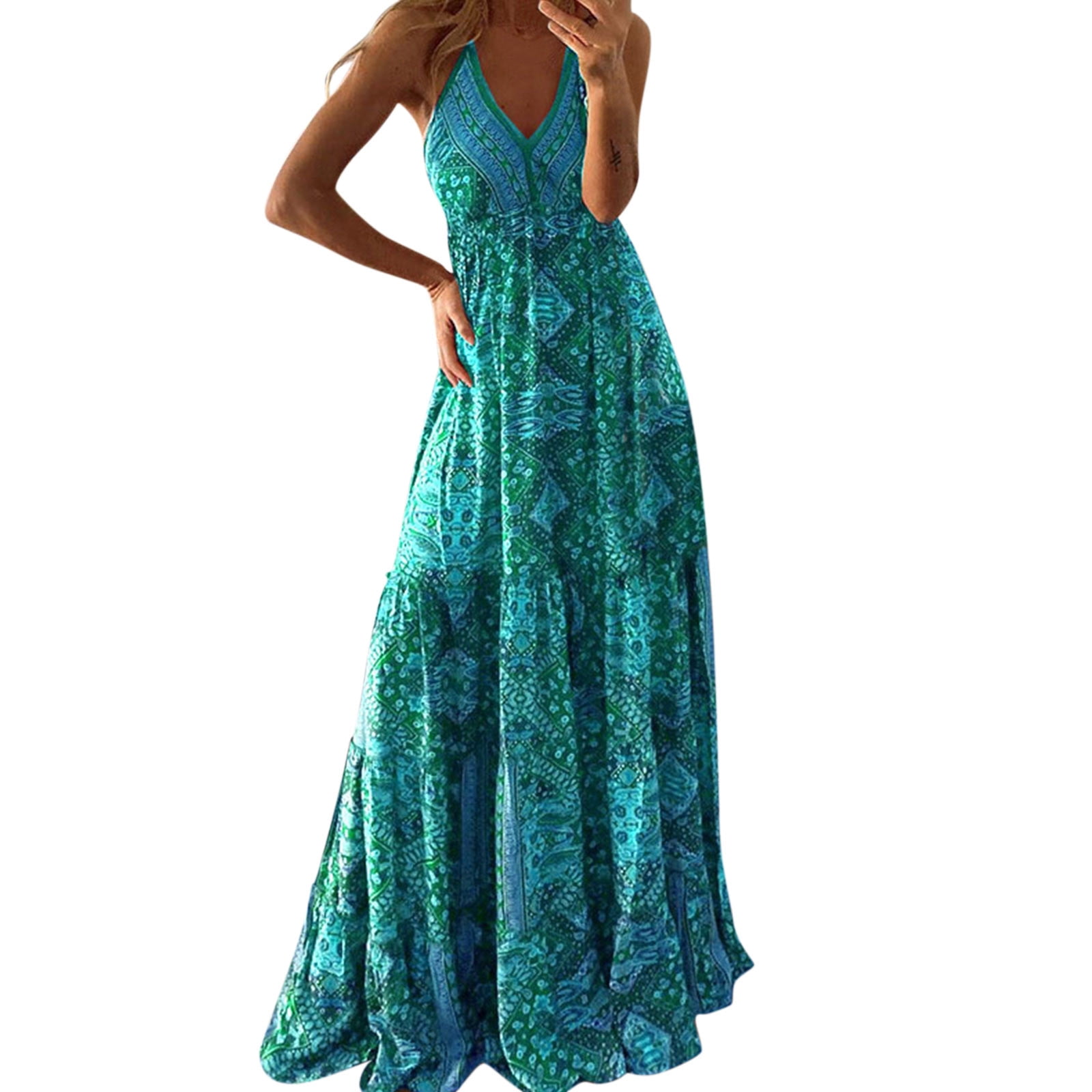 Summer Elegant Sleeveless Long Dress