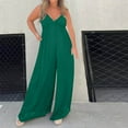 thumbnail image 1 of Women's Dressy Jumpsuits Women'S Spring/Summer Solid Color Lace Lace-Up Plus Size Jumpsuit Pants Jumpsuit Womens Pants Casual Dress Pants Women, 1 of 6