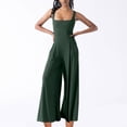 thumbnail image 1 of Women's Dressy Jumpsuits Women's Casual Fashion Solid Color Loose Wide Leg Jumpsuit Lightweight Womens Pants Jumpsuit Womens Pants Casual Dress Pants Women, 1 of 5
