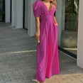 thumbnail image 1 of Women's Dressy Jumpsuits Women's Casual Solid Color Loose Wide Leg Jumpsuit Lightweight Womens Pants Jumpsuit Womens Pants Casual Dress Pants Women, 1 of 6