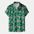 thumbnail image 1 of Women's Dressy Tops Short Sleeve Lapel Collared Button Down Cheetah Print Work Shirts Basic Business Blouses Trendy 2026, 1 of 3