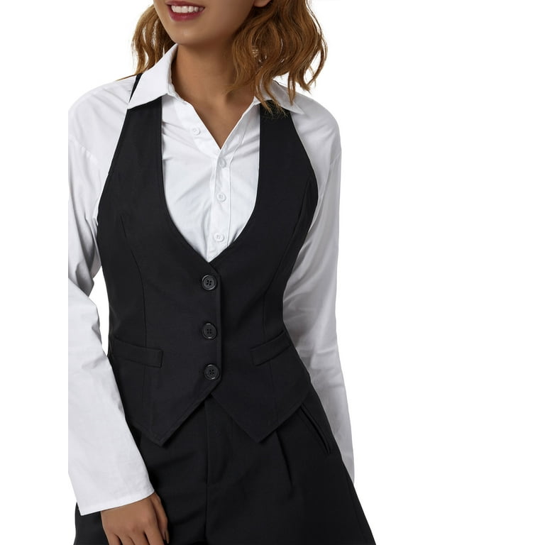Dressy black vest best sale