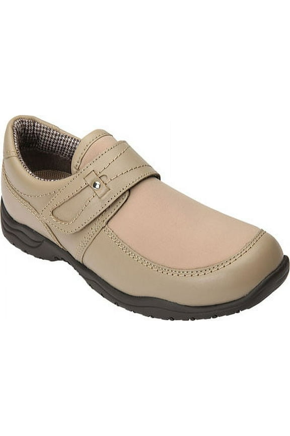 Women's Drew Antwerp Taupe Leather/Stretch Fabric 13 WW