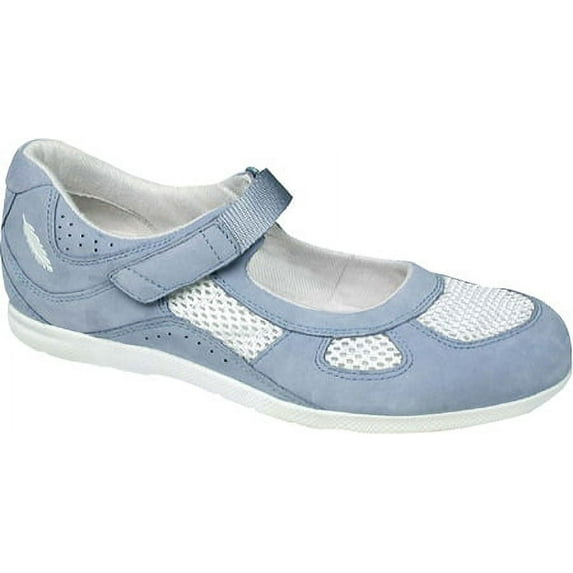 Women's Drew Delite Mary Jane Sky Blue Nubuck/White Mesh 10.5 W