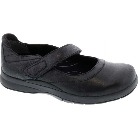 Women's Drew Endeavor Mary Jane Dusty Black Leather 6.5 N