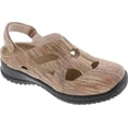 thumbnail image 1 of Drew Womens Smiles Casual Comfortable Sandal with Adjustable Heel Strap 9.5 Wide Khaki, 1 of 2