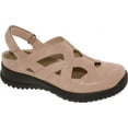 thumbnail image 1 of Women's Drew Smiles Closed Toe Slingback Taupe Microdot Leather 5 W, 1 of 2