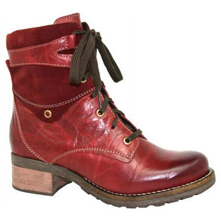 Women s Dromedaris Kara Boot Red 38 M Walmart