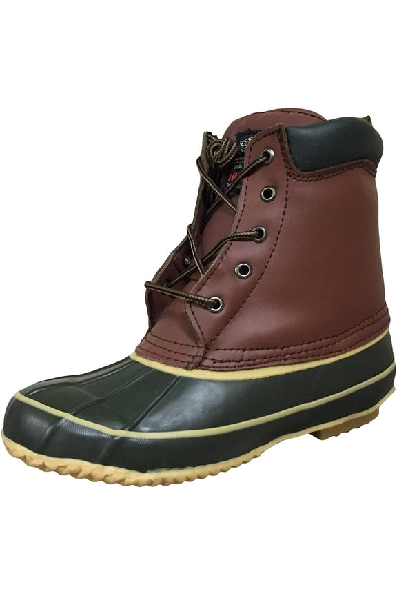 Women's Duck Boots Leather Insulated Waterproof Hiking Snow Shoes