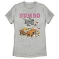 thumbnail image 1 of Women's Dumbo Classic Storybook Cover Graphic Tee Athletic Heather 2X Large, 1 of 4