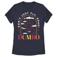thumbnail image 1 of Women's Dumbo Soaring Sunset Arch Graphic Tee Navy Blue X Large, 1 of 4
