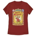 thumbnail image 1 of Women's Dumbo Timothy Q. Mouse Circus Poster  Graphic Tee Red X Large, 1 of 4