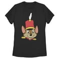 thumbnail image 1 of Women's Dumbo Timothy Q. Mouse  Graphic Tee Black Large, 1 of 4
