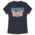 thumbnail image 1 of Women's Dumbo Wide Open Graphic Tee Navy Blue 2X Large, 1 of 4
