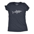 thumbnail image 1 of Women's Dun Dun Dun Cool Graphic Shark T Shirt Great White Jaws Ladies Fish Tee Womens Graphic Tees, 1 of 6