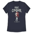 thumbnail image 1 of Women's Dungeons & Dragons Eric the Cavalier Pose Cartoon  Graphic Tee Navy Blue Large, 1 of 4