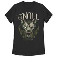 thumbnail image 1 of Women's Dungeons & Dragons Gnoll Monster Portrait  Graphic Tee Black X Large, 1 of 3
