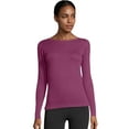 thumbnail image 1 of Women's Duofold Originals Thermal Crew Berry Delight L, 1 of 2