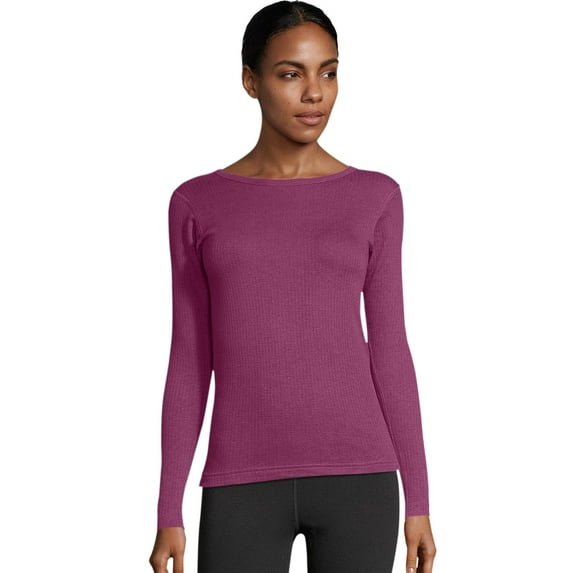 Women's Duofold Originals Thermal Crew Berry Delight M
