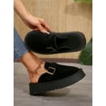 thumbnail image 1 of Women’s Durable Slippers - Warm, Non-Slip Outdoor Shoes with Thickened Soles for Winter 2026, 1 of 10