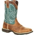thumbnail image 1 of Women's Durango Boot DRD0224 Ultra-Lite Emerald Saddle Cowgirl Boot, 1 of 5