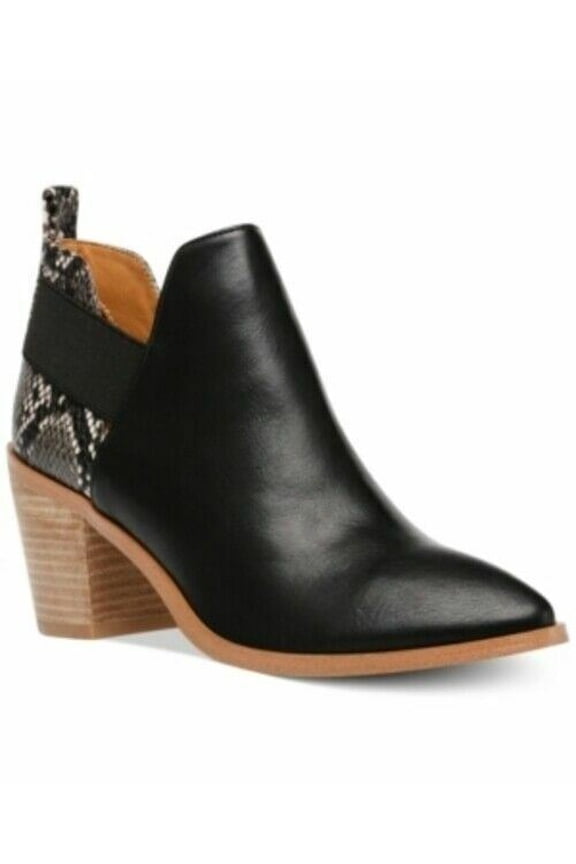 Women's Dv Dolce Vita Fig Ankle Booties black snake multi Size 10M