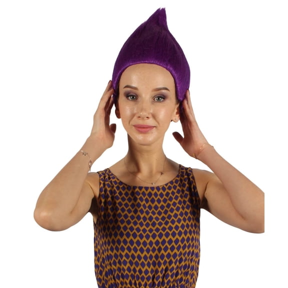 Women's Dwarf Wigs | Cosplay Purple Trolls Style Wigs | Premium Breathable Capless Cap