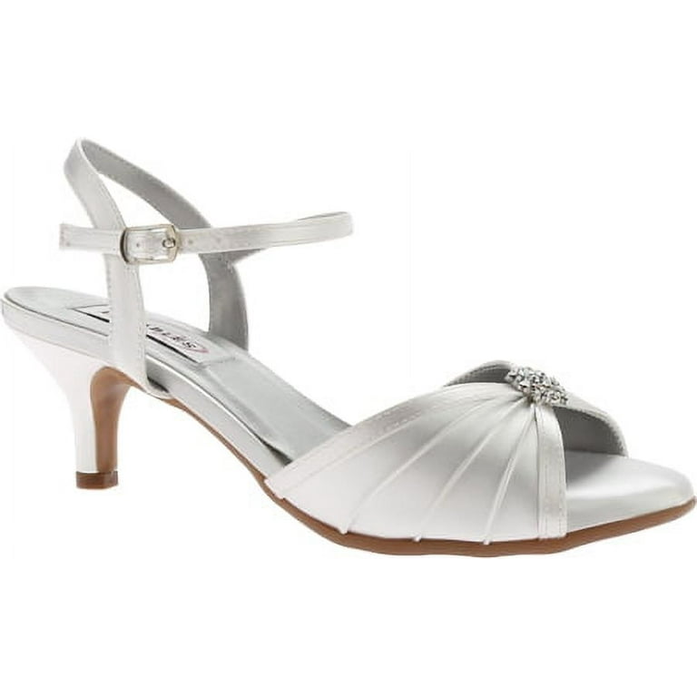 Women's Dyeables Kelsey White Satin M